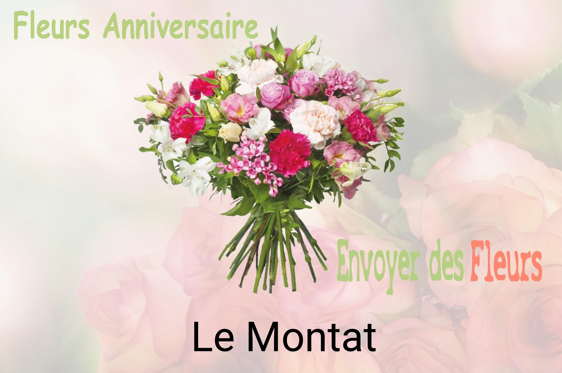 Bouquet de fleurs d’anniversaire livré à Le Montat