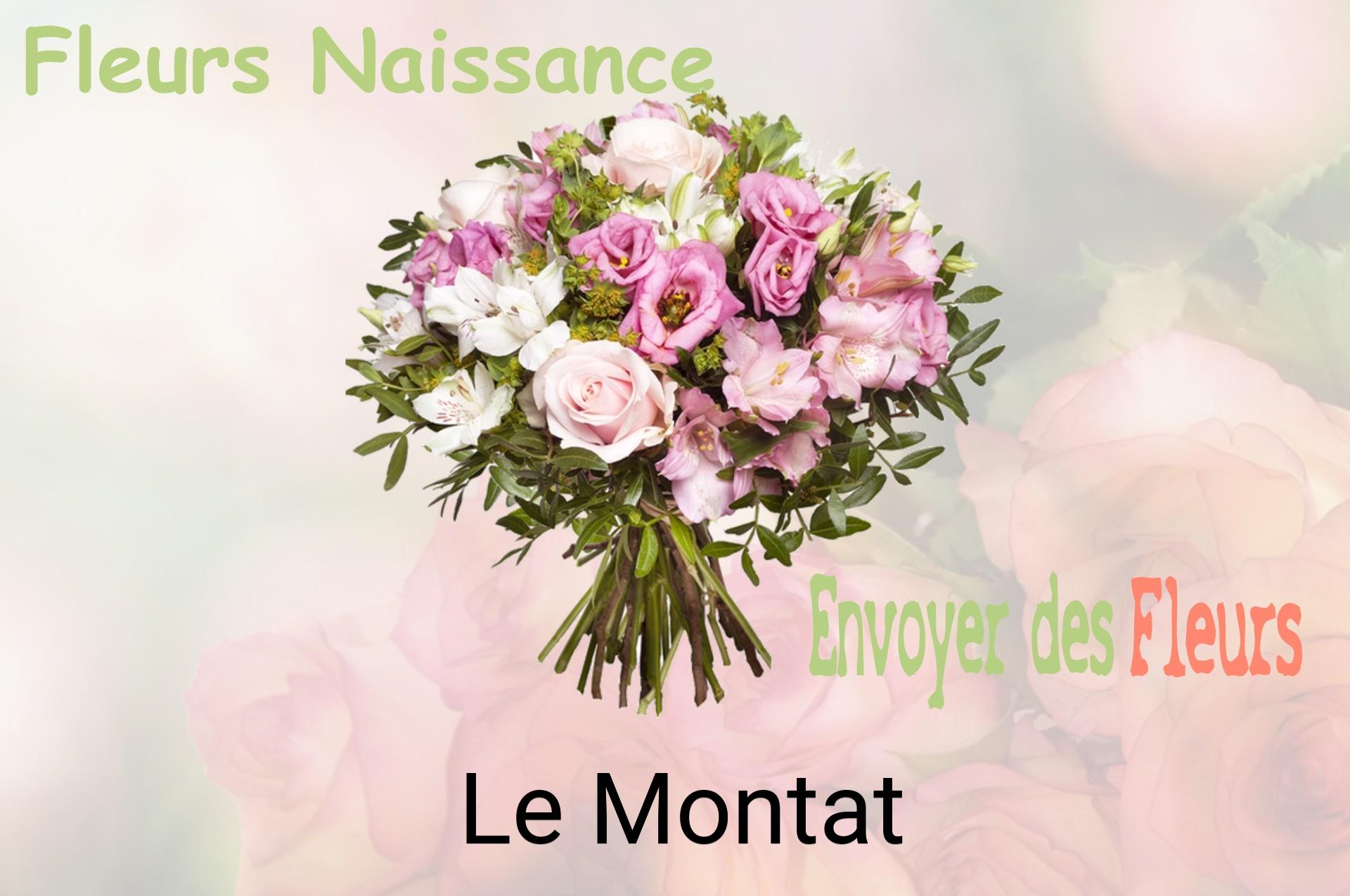 Bouquet de fleurs de naissance livré à Le Montat